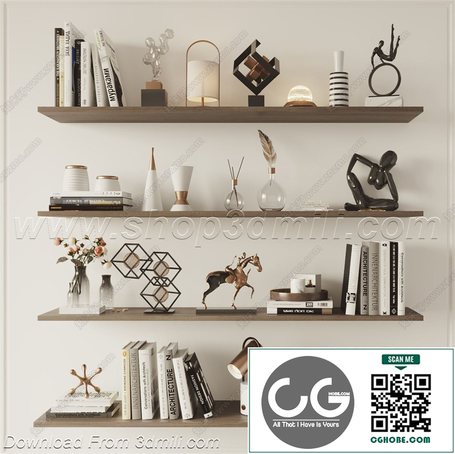 Object decorative trinkets 142 3dsmax Model